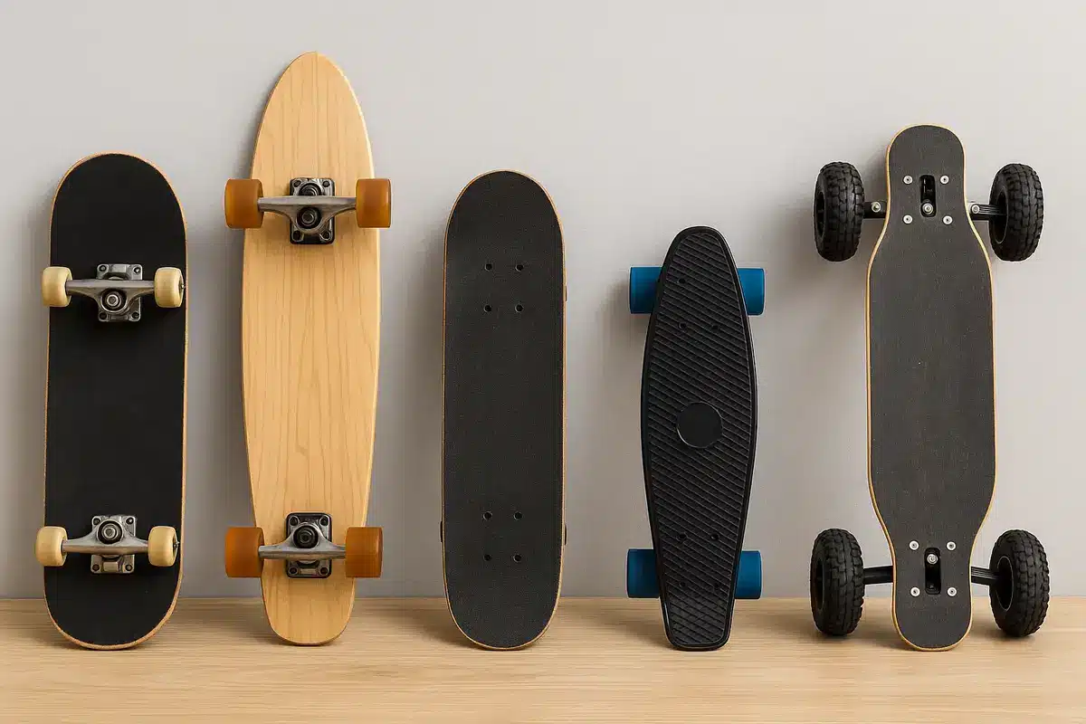 انواع اسکیتبرد و اجزاء آنها